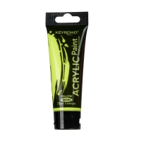 Farba akrylowa KEYROAD, neonowa, 75ml, tubka, żółta, Plastyka, Artykuły szkolne