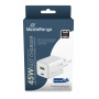 Ładowarka MEDIARANGE 45W, szybkie ładowanie, 1xUSB-C + 1xUSB-A, biały, Złącza i adaptery, Akcesoria komputerowe