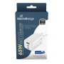 Ładowarka MEDIARANGE 65W, szybkie ładowanie, 2xUSB-C + 1xUSB-A, biały, Złącza i adaptery, Akcesoria komputerowe