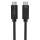 Kabel USB-C MEDIARANGE, ładowarka, 100W max, USB 3.1, 1,2m, czarny