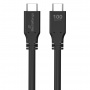 Kabel USB-C MEDIARANGE, ładowarka, 100W max, USB 3.2, 3m, czarny, Złącza i adaptery, Akcesoria komputerowe