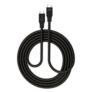 Kabel USB-C MEDIARANGE, ładowarka, 100W max, USB 3.2, 3m, czarny, Złącza i adaptery, Akcesoria komputerowe