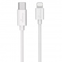 Cable USB-C MEDIARANGE Apple Lightning, charger, 1m, white