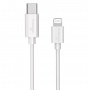 Cable USB-C MEDIARANGE Apple Lightning, charger, 1m, white