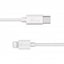 Cable USB-C MEDIARANGE Apple Lightning, charger, 1m, white