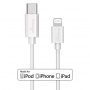 Cable USB-C MEDIARANGE Apple Lightning, charger, 1m, white