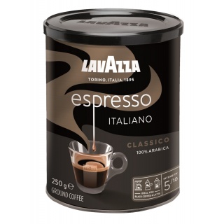 Kawa LAVAZZA ESPRESSO ITALIANO CLASSICO, mielona, w puszce, 250 g, Kawa, Artykuły spożywcze