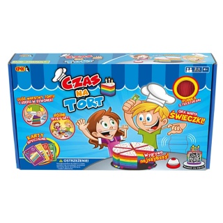 CZAS NA TORT SENSOR. GRA PLANSZ. LOGICZ.DLA DZIECI, Towarzyskie, Gry