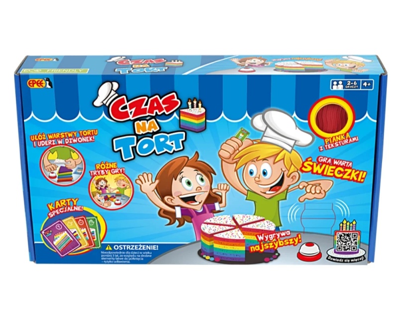 CZAS NA TORT SENSOR. GRA PLANSZ. LOGICZ.DLA DZIECI, Towarzyskie, Gry
