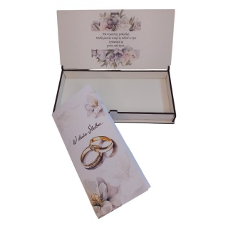 PUDEŁKO UPOMINKOWE PŚ4 ŚLUB, Pudełka prezentowe, Art. dekoracyjne i prezentowe