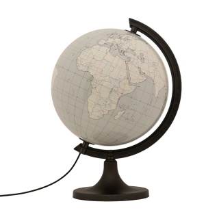 Globus konturowy z objaśnieniem GŁOWALA, podświetlany, śr. 250mm, w pudełku, Globusy, Artykuły szkolne