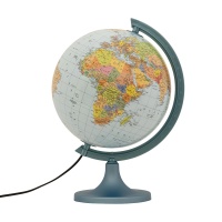 Political-physical globe GŁOWALA, illuminated, dia. 250mm, in a box, with AR application
