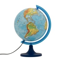 Physical globe 3D GŁOWALA, illuminated, dia. 250mm, in a box