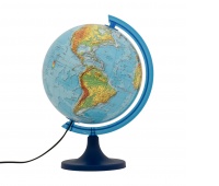 Physical globe 3D GŁOWALA, illuminated, dia. 250mm, in a box