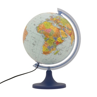 Globus polityczny GŁOWALA, podświetlany, śr. 250mm, w pudełku, Globusy, Artykuły szkolne