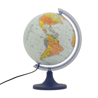 Globus polityczny GŁOWALA, podświetlany, śr. 250mm, w pudełku, Globusy, Artykuły szkolne