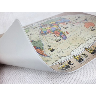 Podkładka na biurko GŁOWALA, mapa z trasami odkrywców, 58x38cm, Podkładki na biurko, Artykuły szkolne