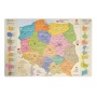 Desk mat GŁOWALA, administrative map of Poland, 58x38cm