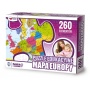 Puzzle edukacyjne GŁOWALA, mapa Europy, 260 elementów, 60x40cm, Produkty kreatywne, Artykuły szkolne