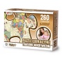 Puzzle edukacyjne GŁOWALA, z trasami odkrywców, 260 elementów, 60x40cm, Produkty kreatywne, Artykuły szkolne