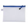 Torebka DONAU Zipper Bag, A5, 243x180 mm, EVA, z suwakiem, niebieska, Torebki, Archiwizacja dokumentów