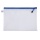 Torebka DONAU Zipper Bag, A4, 343x246 mm, EVA, z suwakiem, niebieska
