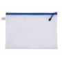 Torebka DONAU Zipper Bag, A4, 343x246 mm, EVA, z suwakiem, niebieska, Torebki, Archiwizacja dokumentów