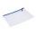 Torebka DONAU Zipper Bag, A4, 343x246 mm, EVA, z suwakiem, niebieska