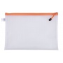 Torebka DONAU Zipper Bag, A4, 343x246 mm, EVA, z suwakiem, mix kolorów, Torebki, Archiwizacja dokumentów