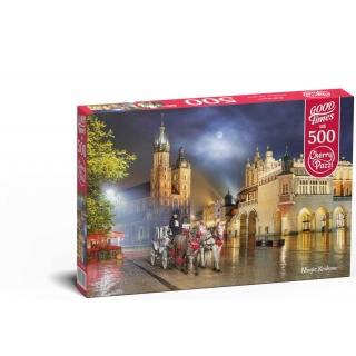 PUZZLE 500 CHERRYPAZZI MAGIC KRAKOW 20043, 500 elementów, Puzzle
