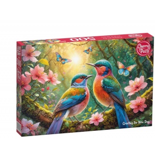 PUZZLE 500 CHERRYPAZZI GREETING THE NEW DAY 20319, 500 element&oacute;w, Puzzle