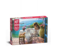 PUZZLE 2000 CHERRYPAZZI BEAUTY AND BLUE SEA 50064, 2000 elementów, Puzzle
