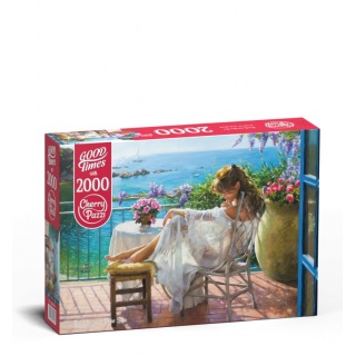 PUZZLE 2000 CHERRYPAZZI BEAUTY AND BLUE SEA 50064, 2000 elementów, Puzzle