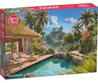 PUZZLE 2000 CHERRYPAZZI TROPICAL VACATION 50187, 2000 elementów, Puzzle