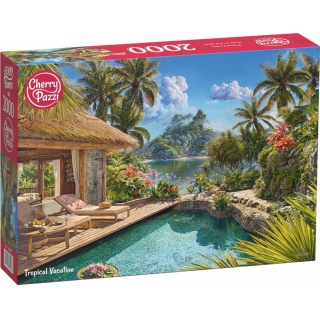 PUZZLE 2000 CHERRYPAZZI TROPICAL VACATION 50187, 2000 elementów, Puzzle