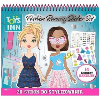 Fashion Runaway Sticker Set ToysInn zest. naklejek, Zestawy kreatywne, Art. kreatywne