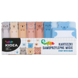 KARTECZKI SAMOPRZYLEPNE MISIE KIDEA, Karteczki samoprzylepne, Galanteria papiernicza