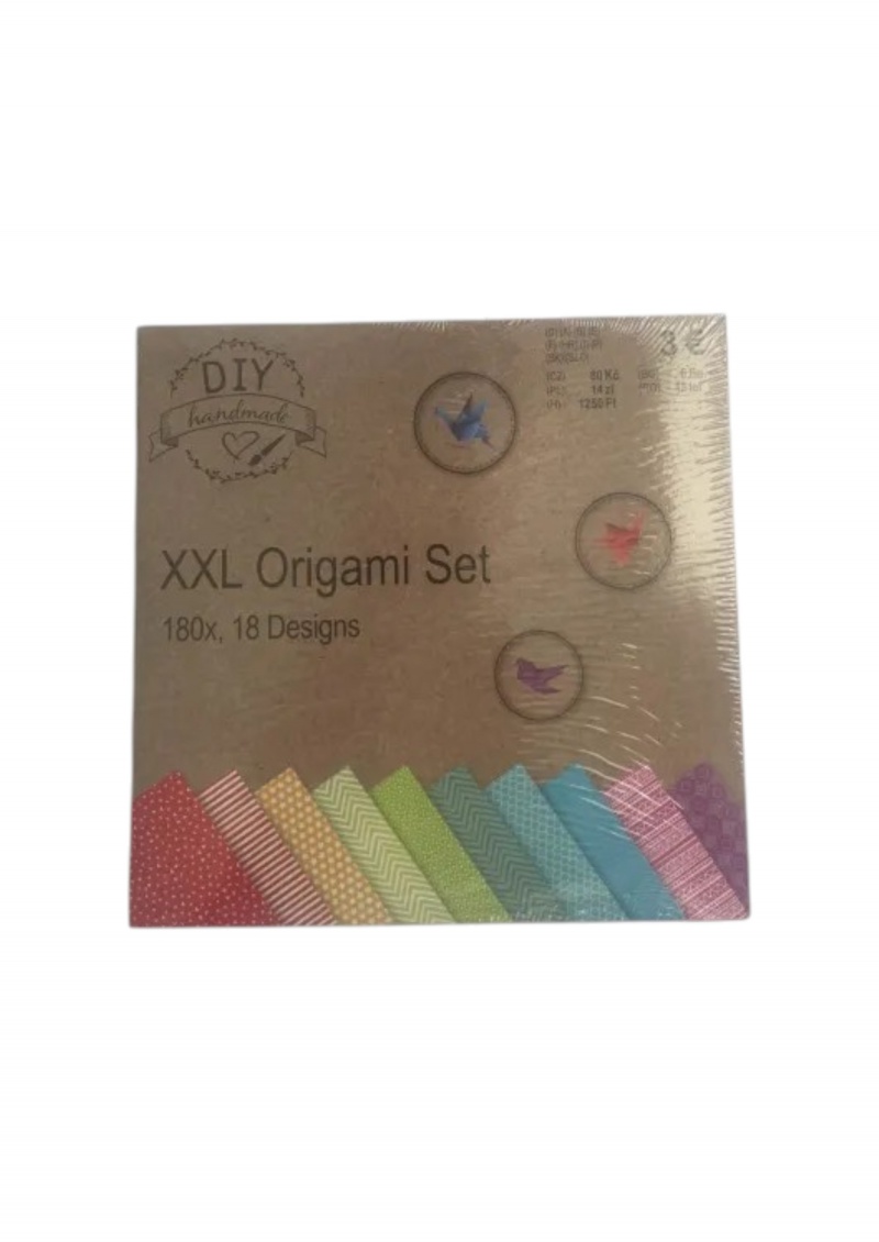 PAPIER DO ORIGAMI 15x15cm.180k.18 WZOR&Oacute;W, Papiery kreatywne, Papier