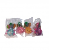 Rybka 4 kol. squeeze 12x8x5 cm, Gluty, gniotki, Zabawki