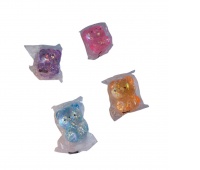 Miś 4 kol., squeeze 5,5x5,5x7 cm, Gluty, gniotki, Zabawki