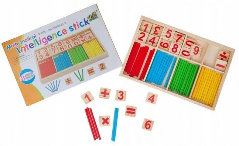 UKŁADANKA DO NAUKI LICZENIA; 54534, Kreatywne, Zabawki