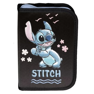 PIÓRNIK BEZ WYPOSAŻENIA STITCH DS25GG-P001BW, Piórniki, Tekstylia
