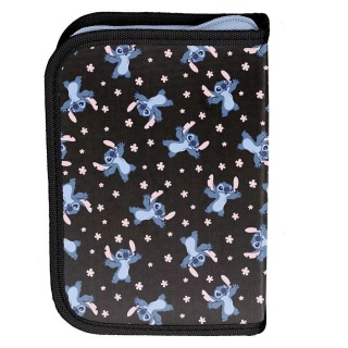 PIÓRNIK BEZ WYPOSAŻENIA STITCH DS25GG-P001BW, Piórniki, Tekstylia