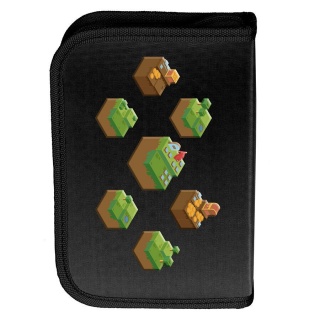 PIÓRNIK BEZ WYPOSAŻENIA GAME PP25MN-P001BW, Piórniki, Tekstylia