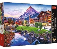 Puzzle 1000 - Alpejskie miasteczko Szwajcaria !!