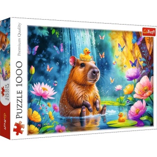 Puzzle 1000 - Kapibara !!, 1000 elementów, Puzzle