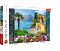 Puzzle 1000 - Widok na jezioro Como !!, 1000 elementów, Puzzle