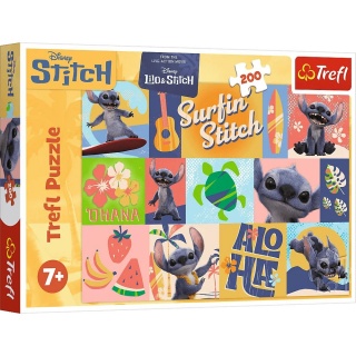 Puzzle 200 - Hawajskie przygody !!, 200 elementów, Puzzle
