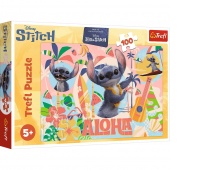 Puzzle 100 - Stitch i przyjaciele w akcji !!, 100 elementów, Puzzle