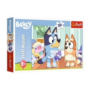 Puzzle 30 - Z Bluey zawsze jest wesoło !!, 30 elementów, Puzzle